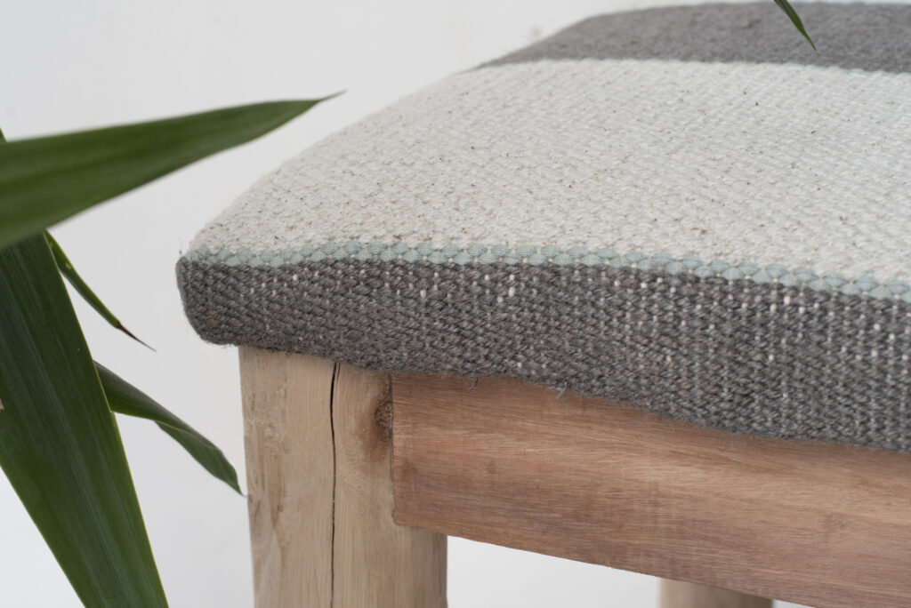 BANQUETA RUSTICA ARENA, GRIS Y VERDE BANQUETA RUSTICA ARENA, GRIS Y VERDE