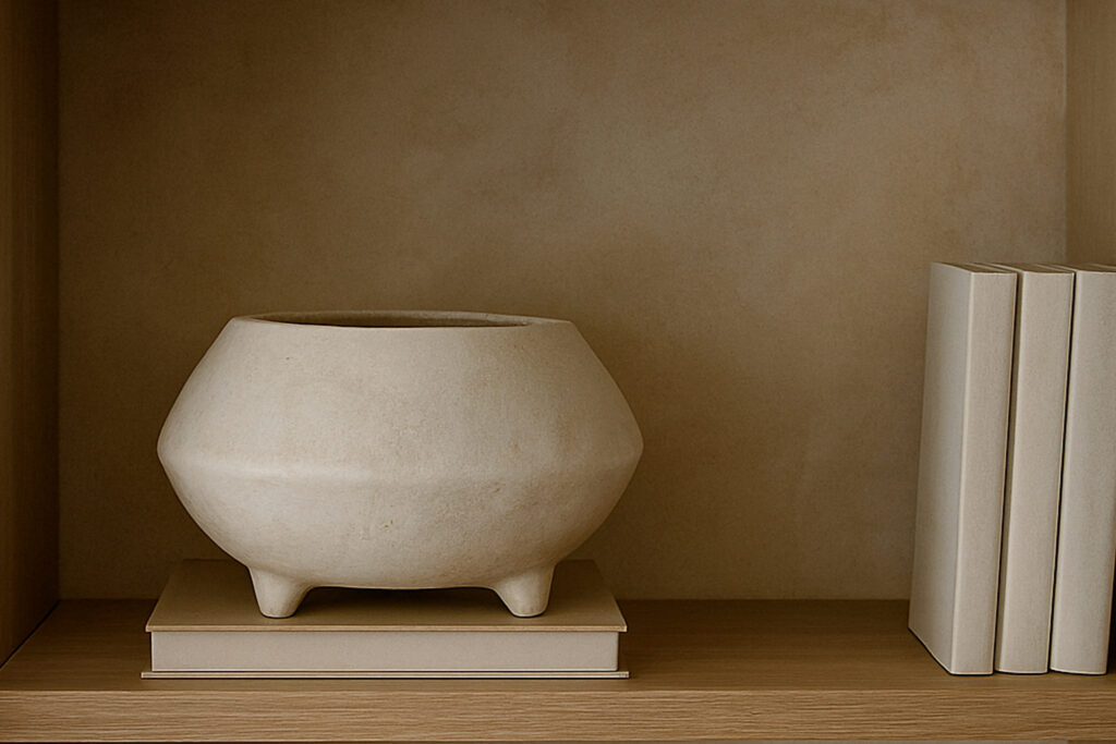 JARRÓN DE PAPEL MACHÉ