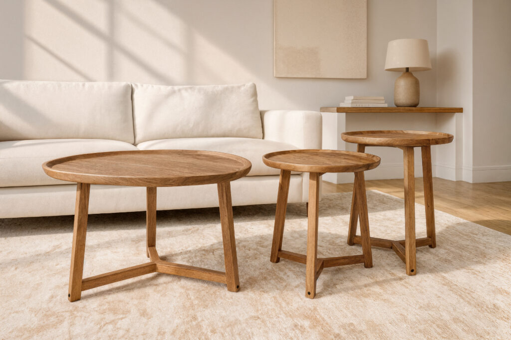 SET 3 MESAS AUXILIARES SET 3 MESAS AUXILIARES