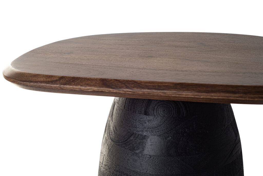 MESA AUXILIAR BASE MADERA NEGRA MESA AUXILIAR BASE MADERA NEGRA