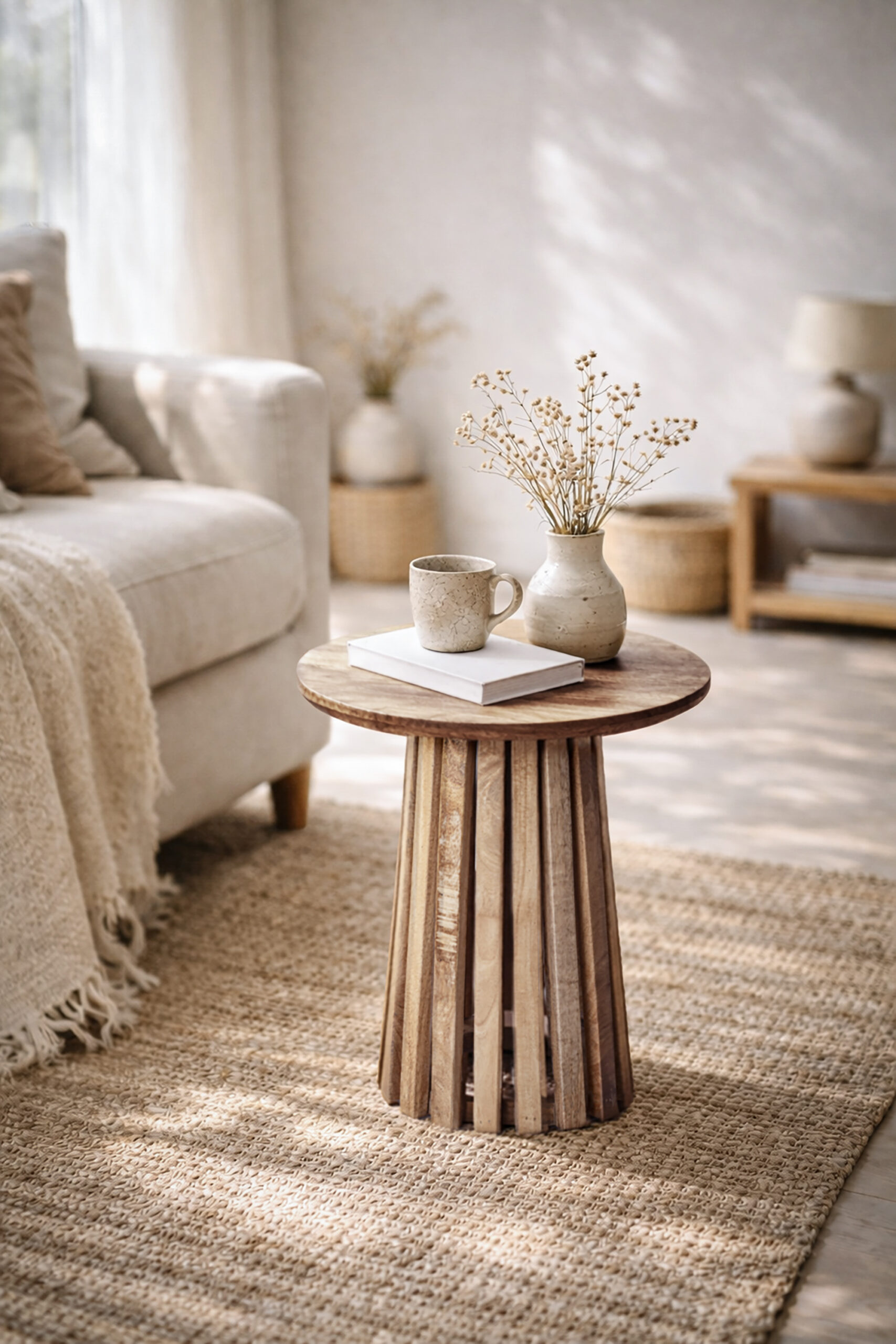 MESA AUXILIAR DISEÑO MADERA CLARA MESA AUXILIAR DISEÑO MADERA CLARA