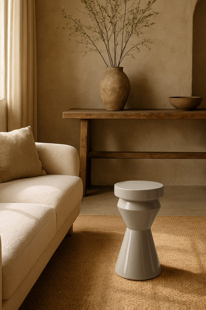 MESA AUXILIAR AKEMI BEIGE MESA AUXILIAR AKEMI BEIGE